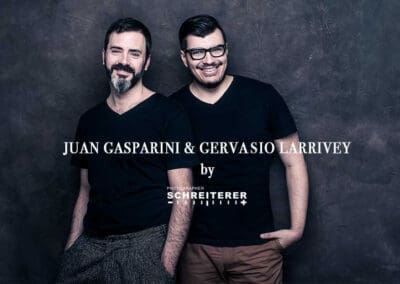 Juan Gasparini y Gervasio Larrivey